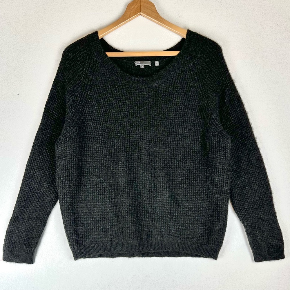 Vince Men's Waffle Crew Pullover Sweater Office